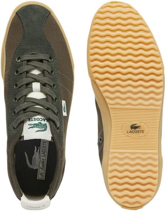 image:imageLacoste Mens Backslam SneakerKhaki Gum