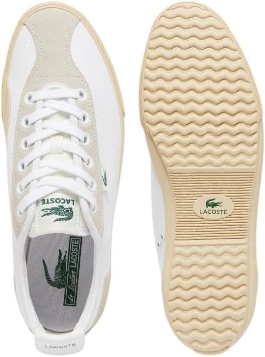 image:imageLacoste Mens Backslam SneakerWhite Light Tan