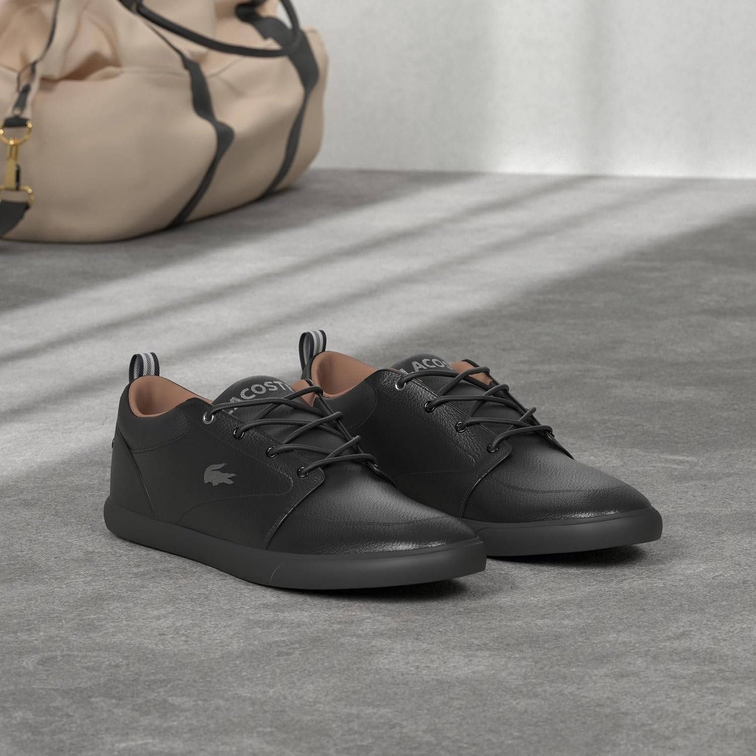 image:imageLacoste Mens Bayliss SneakersBlackBlack