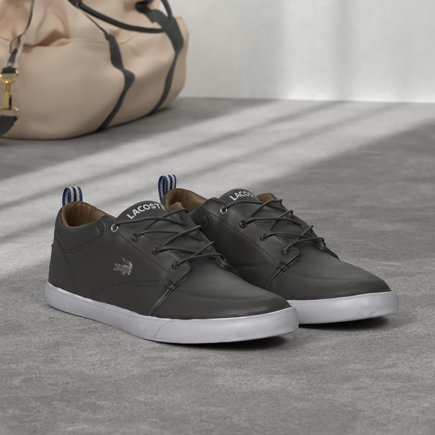 image:imageLacoste Mens Bayliss SneakersBlackWhite