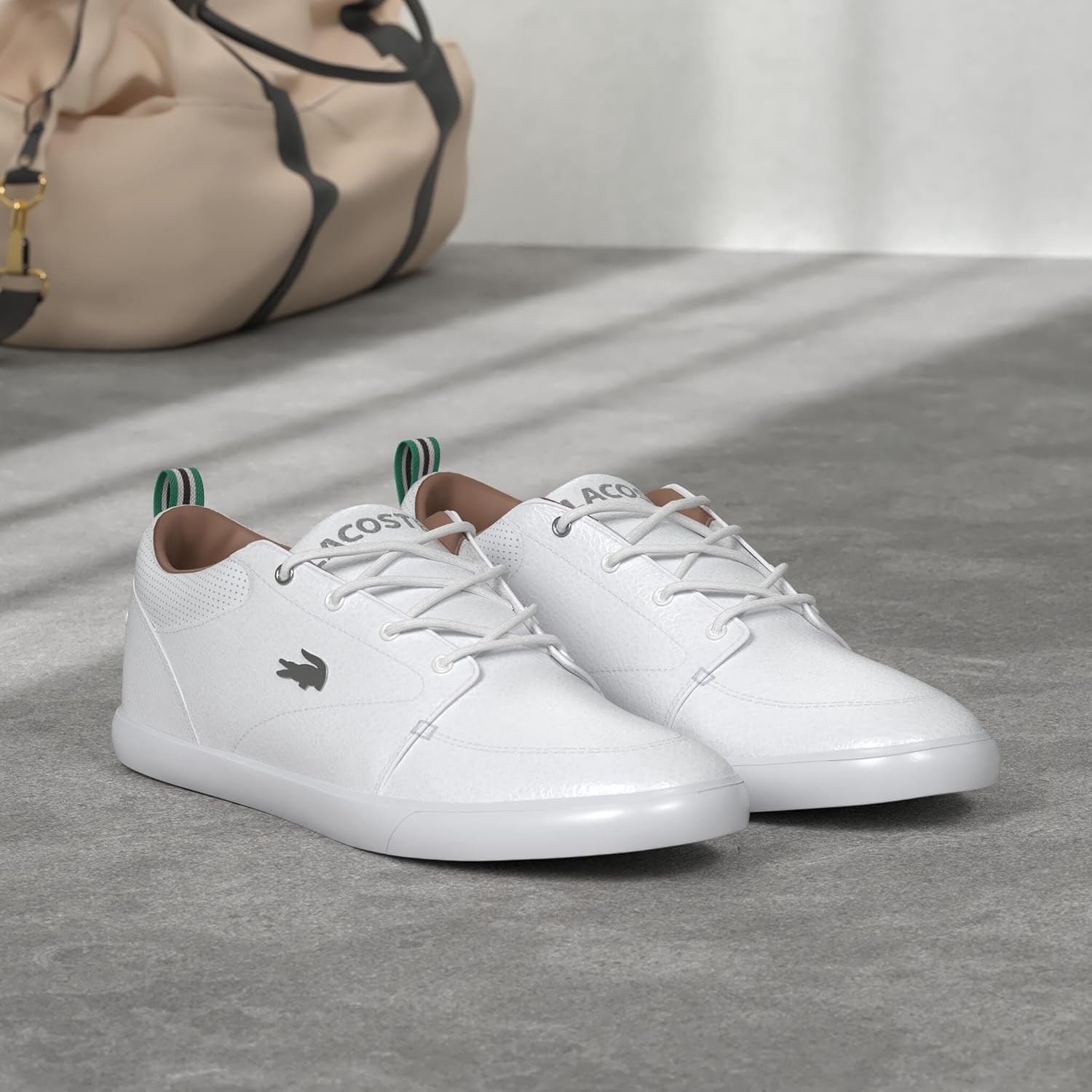 image:imageLacoste Mens Bayliss SneakersDeep White