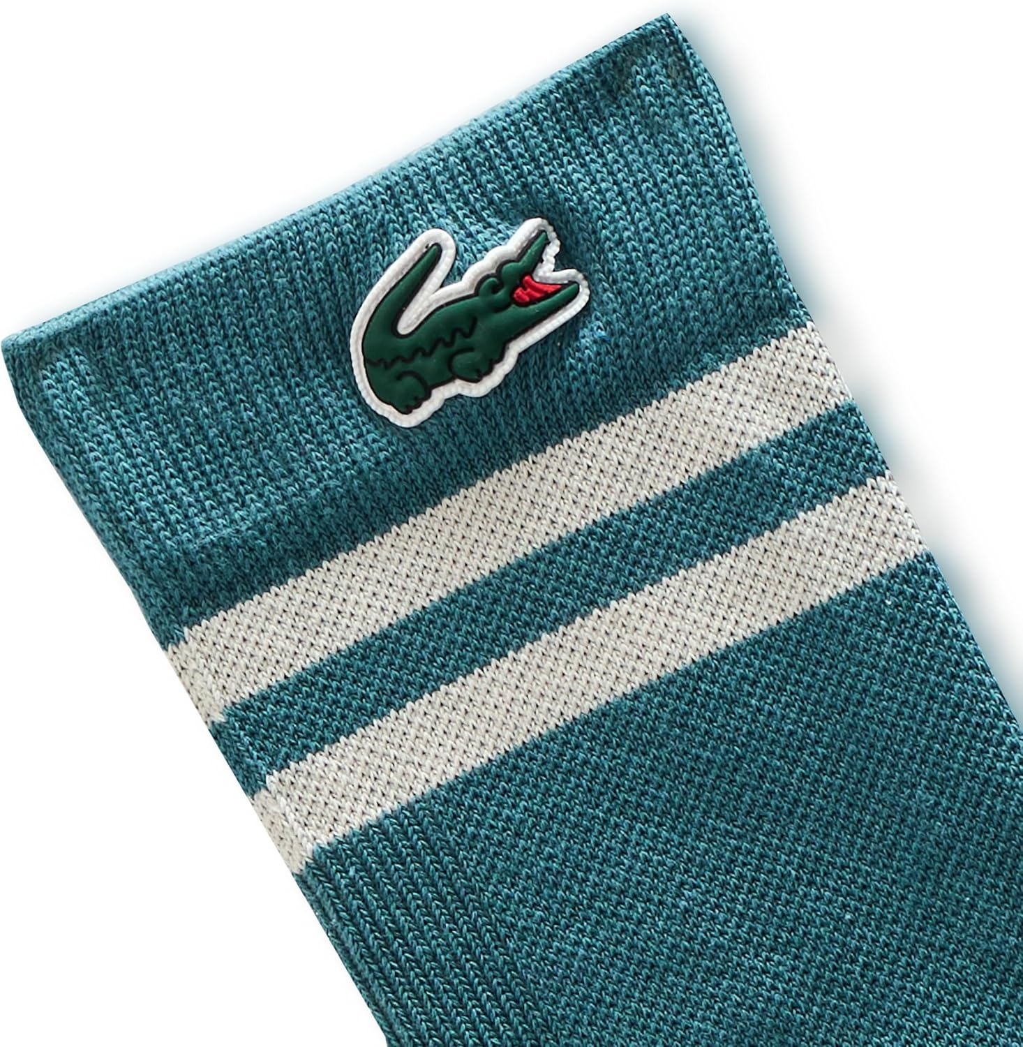 image:imageLacoste Mens Breathable Cotton Sport SocksBlue White