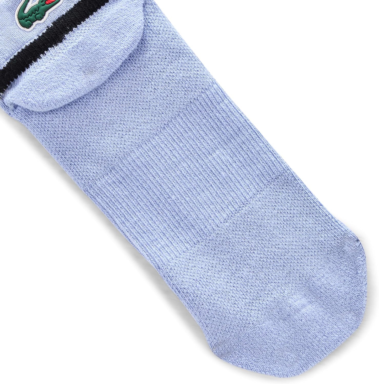image:imageLacoste Mens Breathable Cotton Sport SocksDelphinium Black