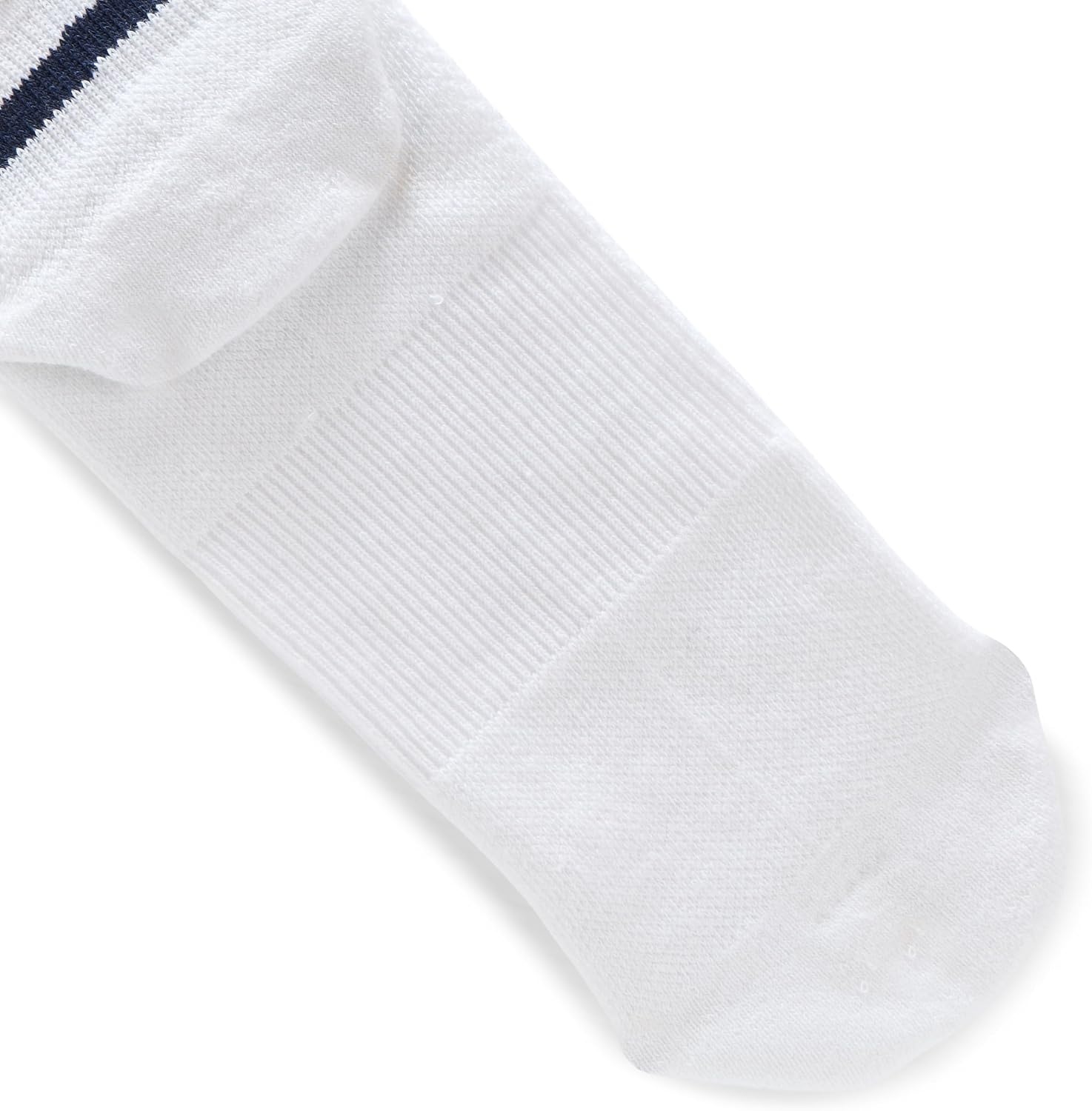 image:imageLacoste Mens Breathable Cotton Sport SocksWhite Navy Blue