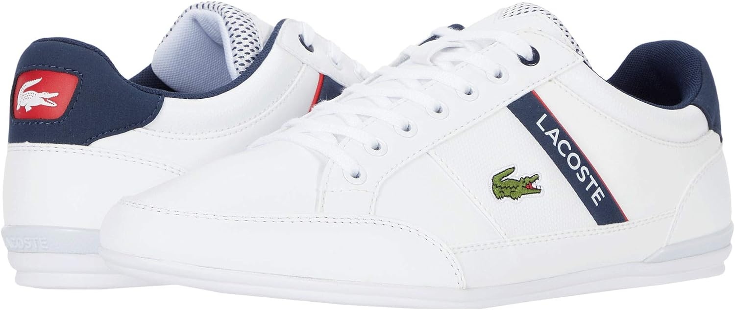 image:imageLacoste Mens Chaymon SneakersWhiteNavyRed