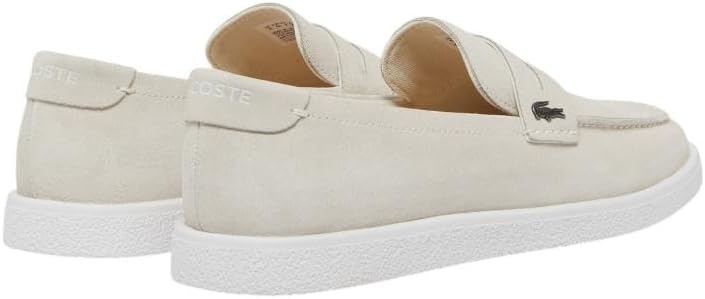 image:imageLacoste Mens Cochet Suede Slip OnsOff WhiteWhite