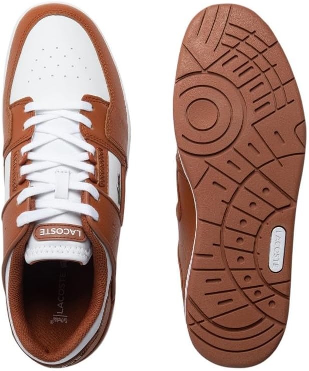 image:imageLacoste Mens Court Cage SneakersBrown White