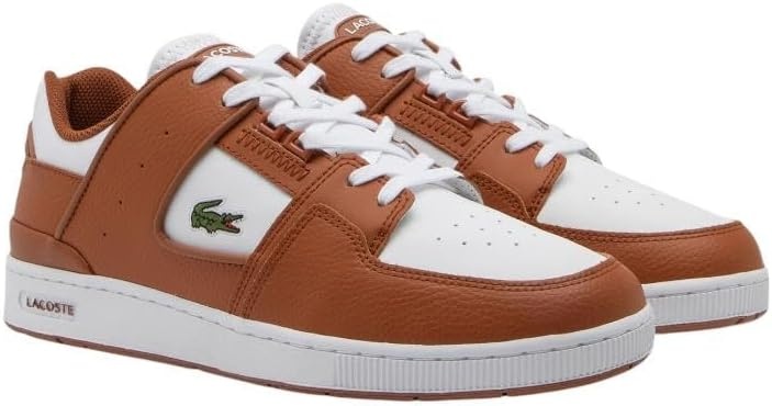 image:imageLacoste Mens Court Cage SneakersBrown White