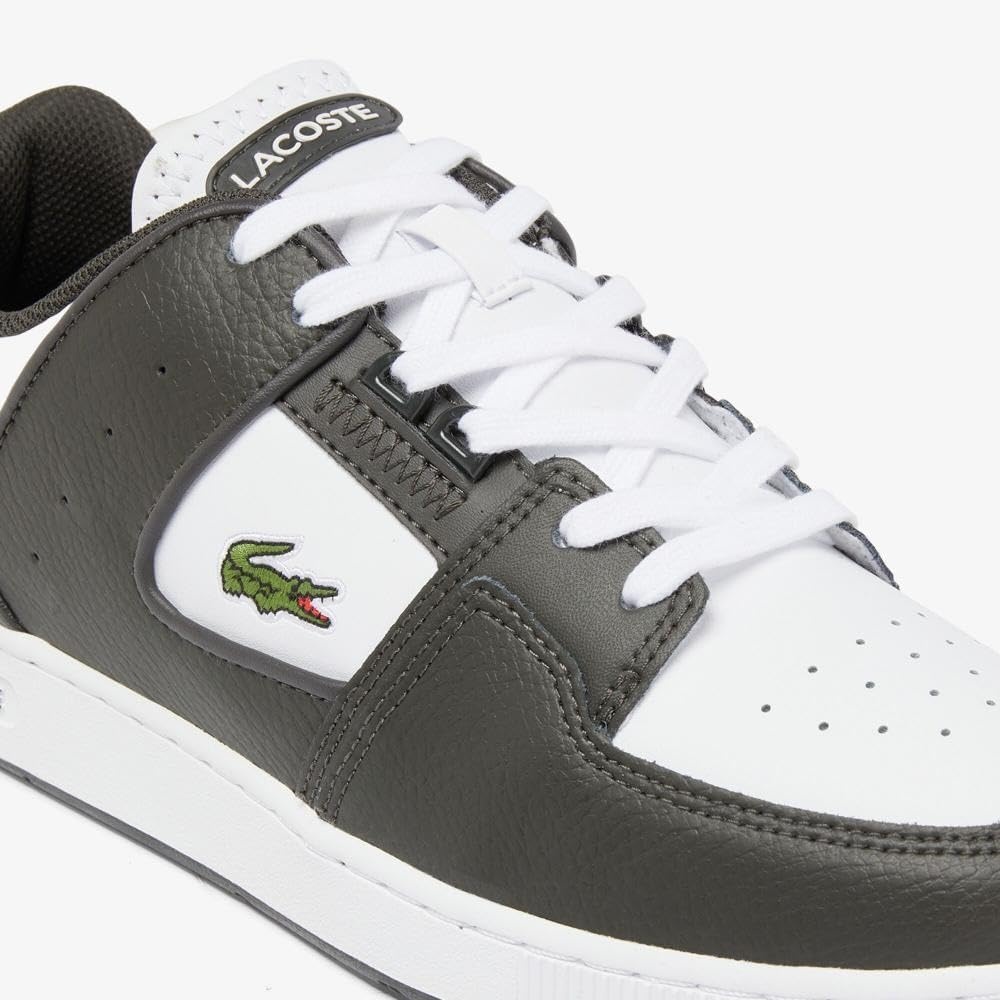 image:imageLacoste Mens Court Cage SneakersDark GreenWhite