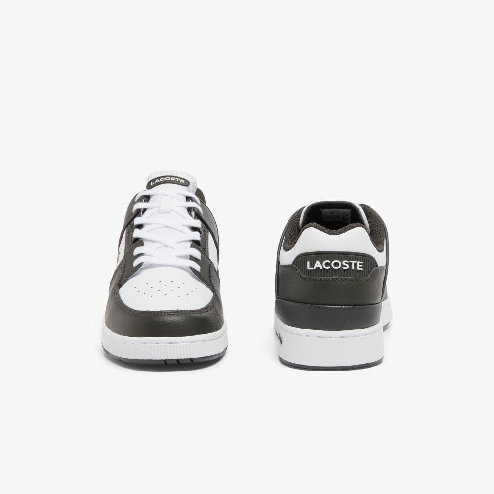 image:imageLacoste Mens Court Cage SneakersDark GreenWhite