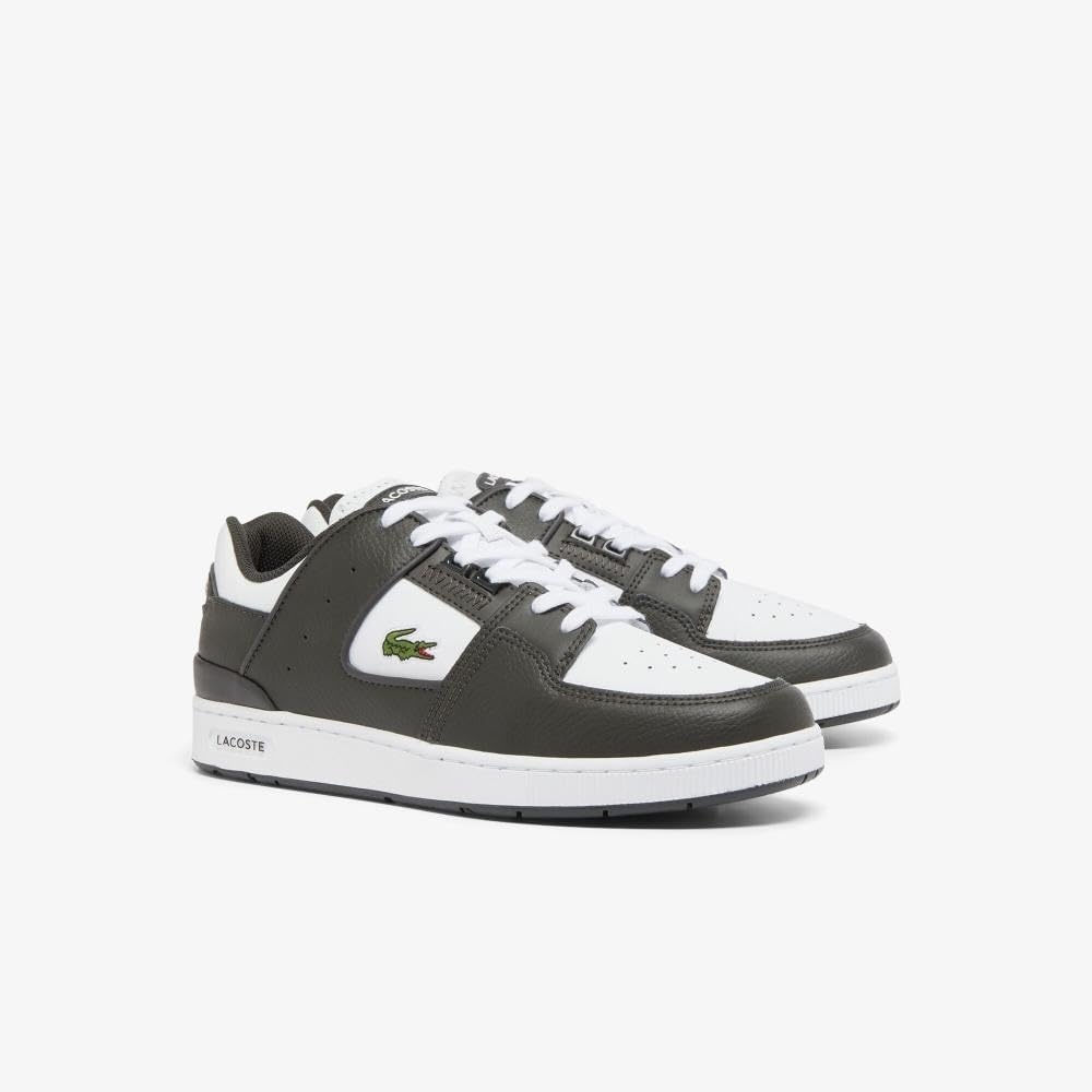 image:imageLacoste Mens Court Cage SneakersDark GreenWhite