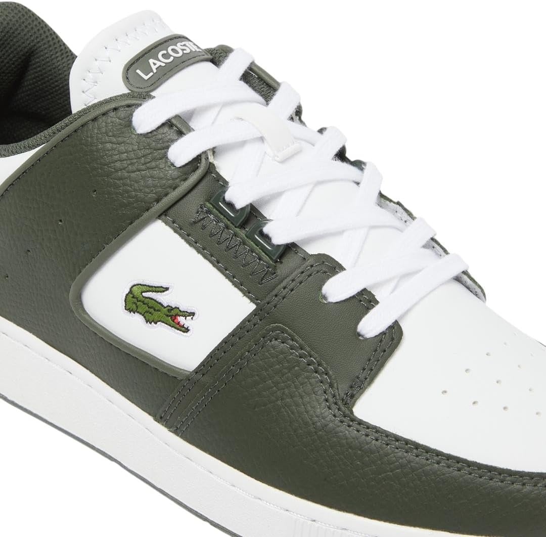 image:imageLacoste Mens Court Cage SneakersKhaki White