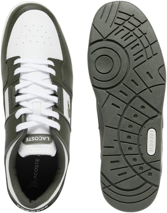 image:imageLacoste Mens Court Cage SneakersKhaki White