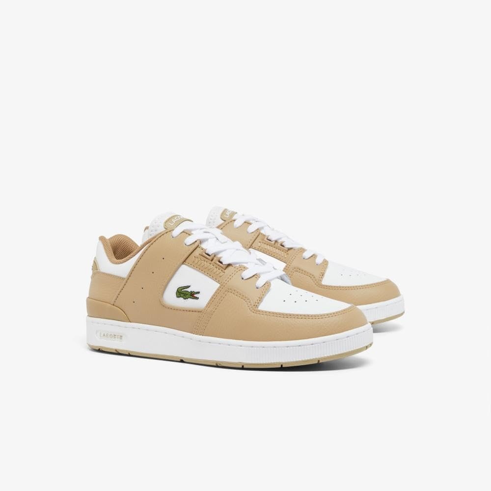image:imageLacoste Mens Court Cage SneakersLight BrownWhite