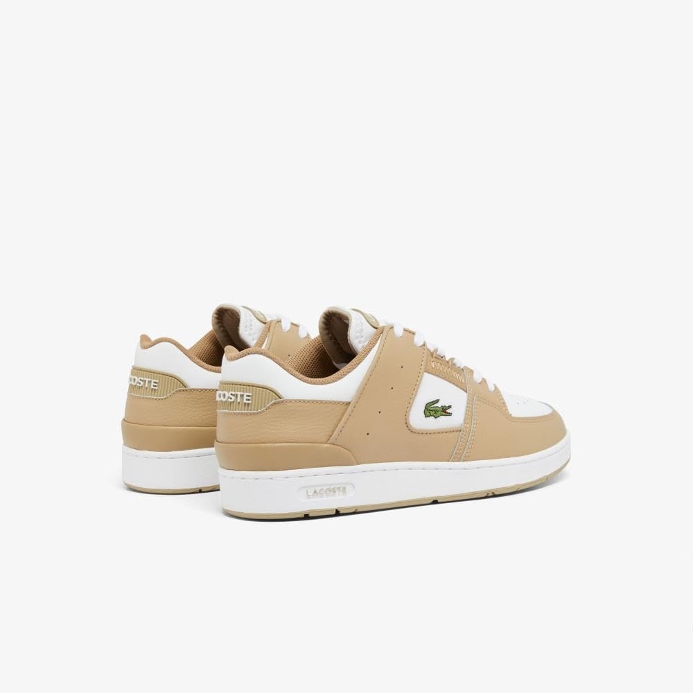 image:imageLacoste Mens Court Cage SneakersLight BrownWhite