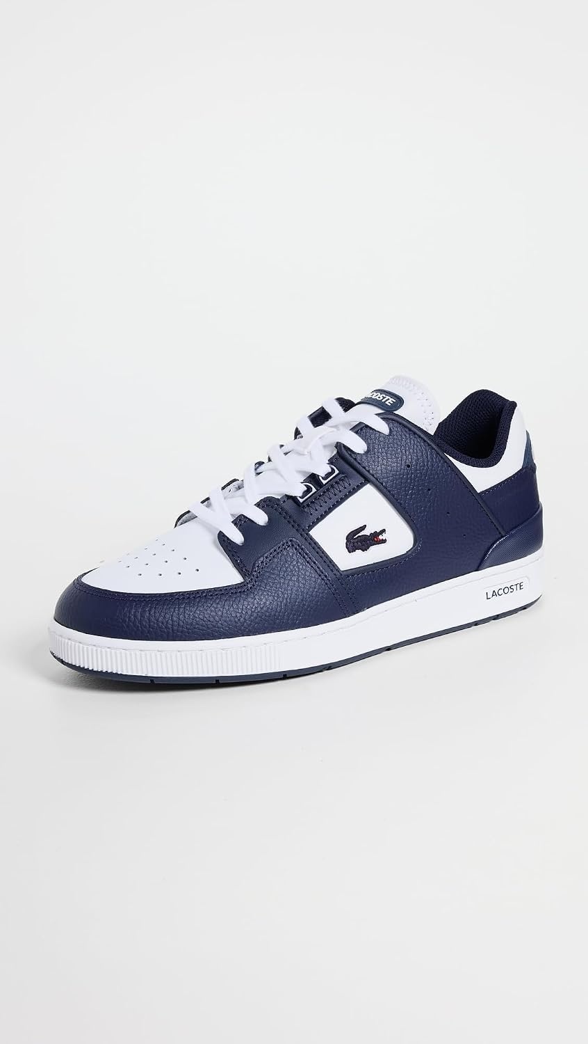 image:imageLacoste Mens Court Cage SneakersNavyWhite