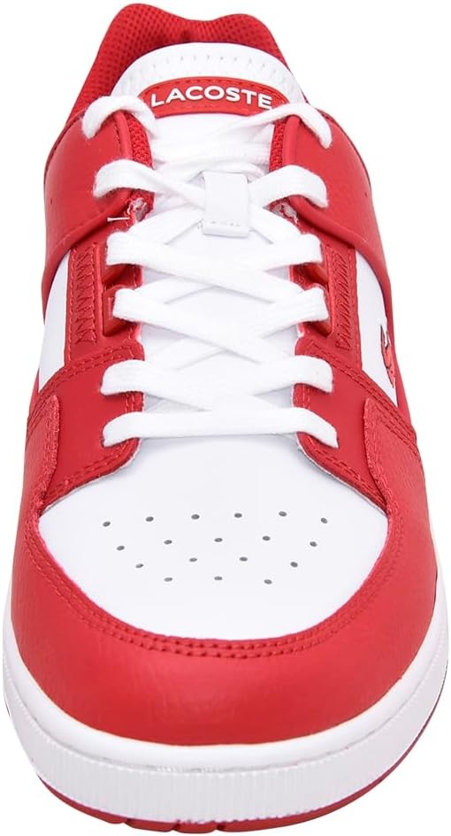 image:imageLacoste Mens Court Cage SneakersRedWhite