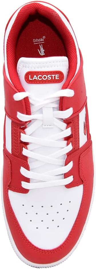 image:imageLacoste Mens Court Cage SneakersRedWhite