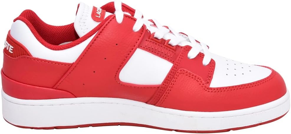 image:imageLacoste Mens Court Cage SneakersRedWhite
