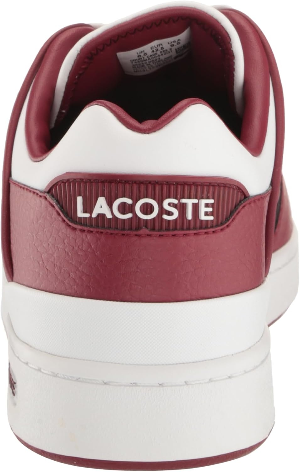 image:imageLacoste Mens Court Cage SneakersWhtBurg