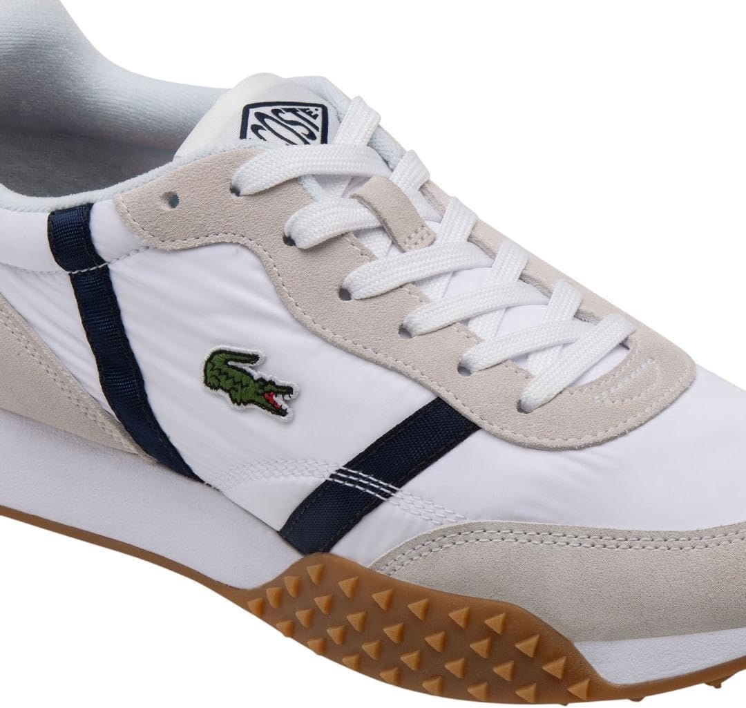 image:imageLacoste Mens LSpin Evo SneakerWhite Navy