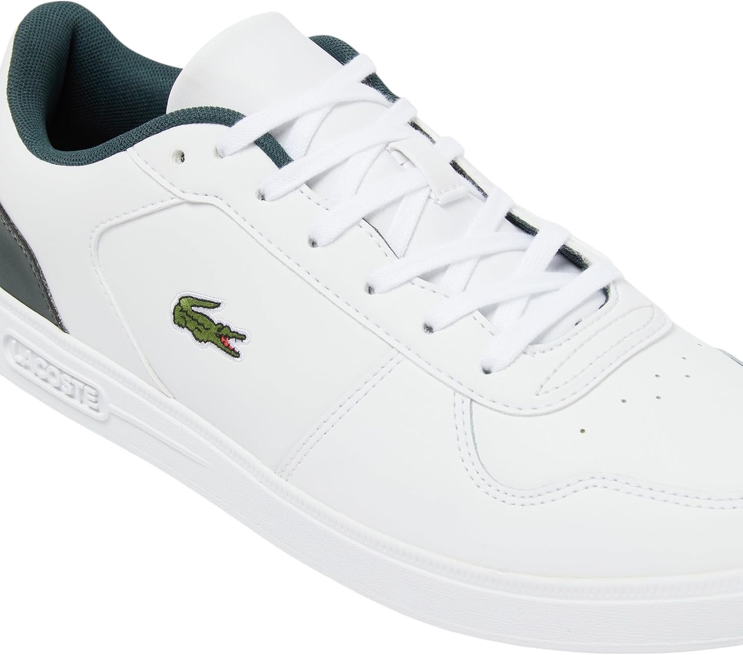 image:imageLacoste Mens Mens TBase SneakersWhite Dark Green