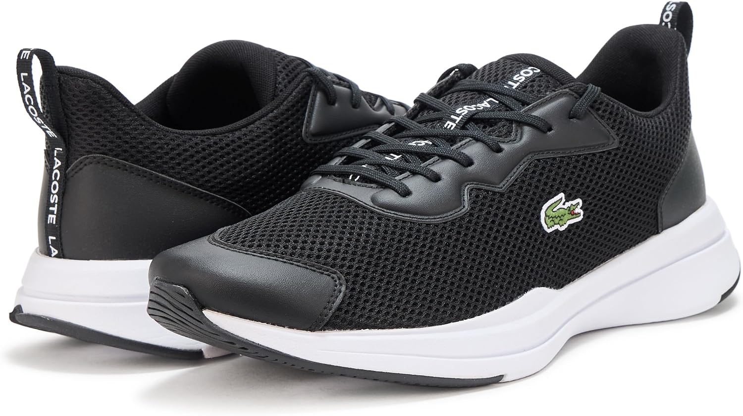 image:imageLacoste Mens Neo Run Base SneakerBlackWhite