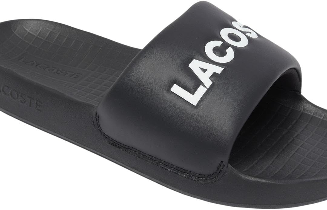 image:imageLacoste Mens Serve Slide 10 SandalsBlack White