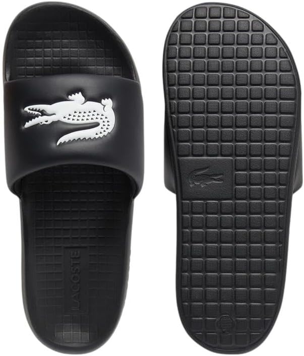 image:imageLacoste Mens Serve Slide 10 SandalsBlack White Croc