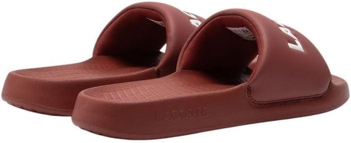 image:imageLacoste Mens Serve Slide 10 SandalsBurgundy White