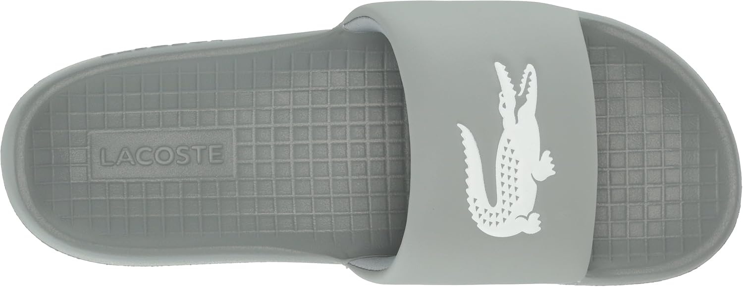image:imageLacoste Mens Serve Slide 10 SandalsGreyMother of Pearl
