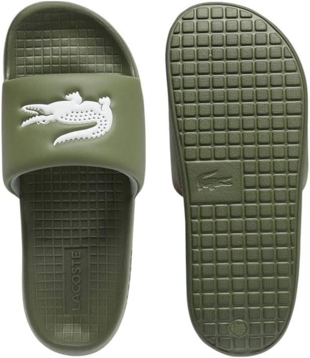 image:imageLacoste Mens Serve Slide 10 SandalsKhaki White Croc