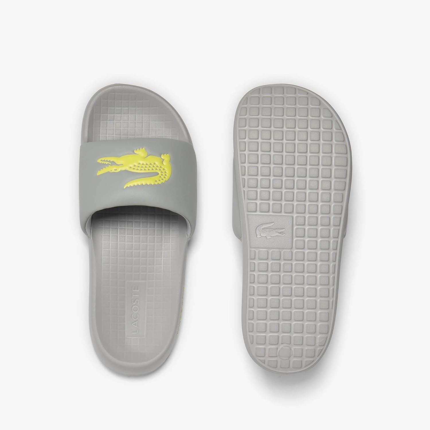 image:imageLacoste Mens Serve Slide 10 SandalsLight GreyLight Green