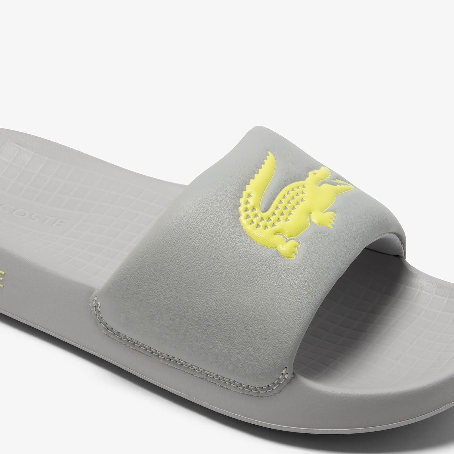image:imageLacoste Mens Serve Slide 10 SandalsLight GreyLight Green