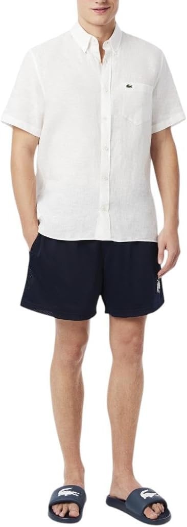 image:imageLacoste Mens Serve Slide 10 SandalsNavy White Croc