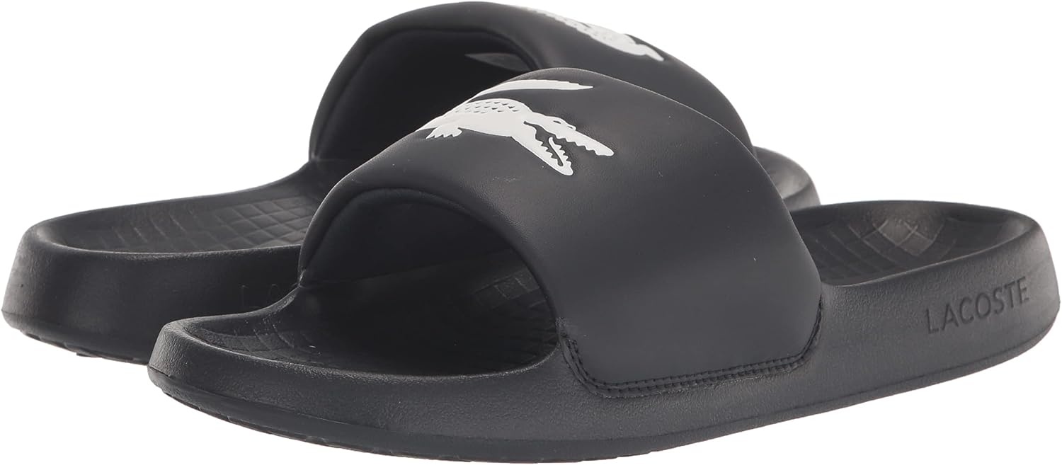 image:imageLacoste Mens Serve Slide 10 SandalsNavy BlueWhite