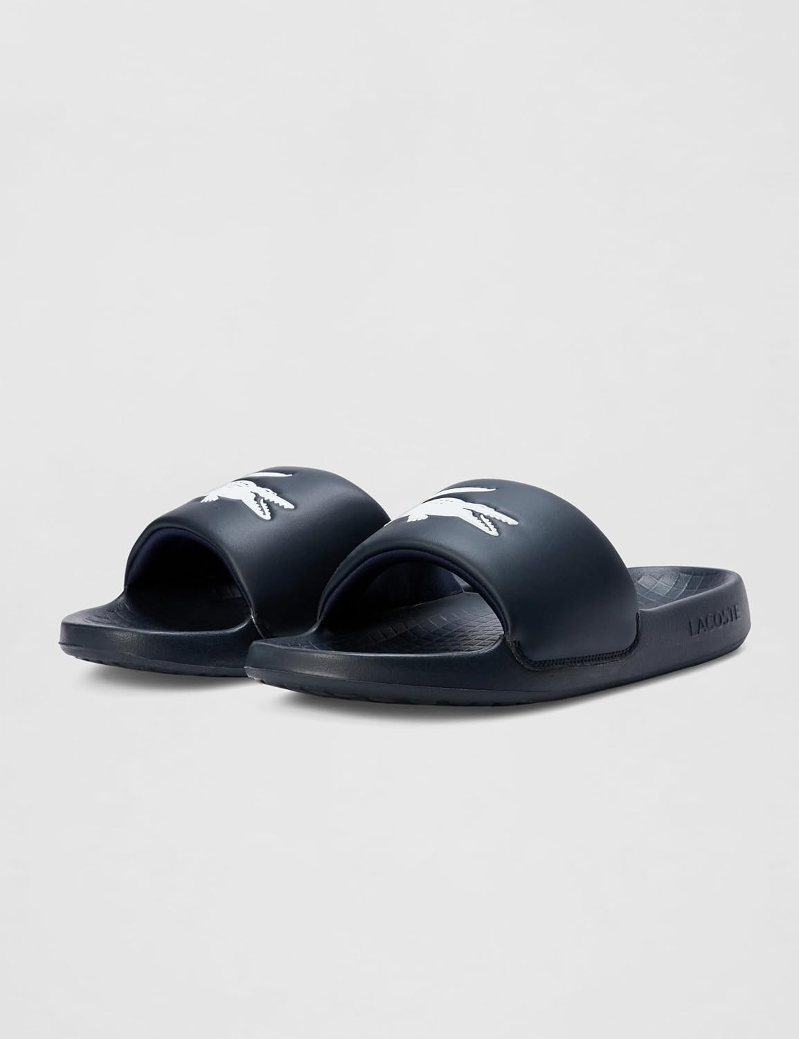 image:imageLacoste Mens Serve Slide 10 SandalsNavy BlueWhite
