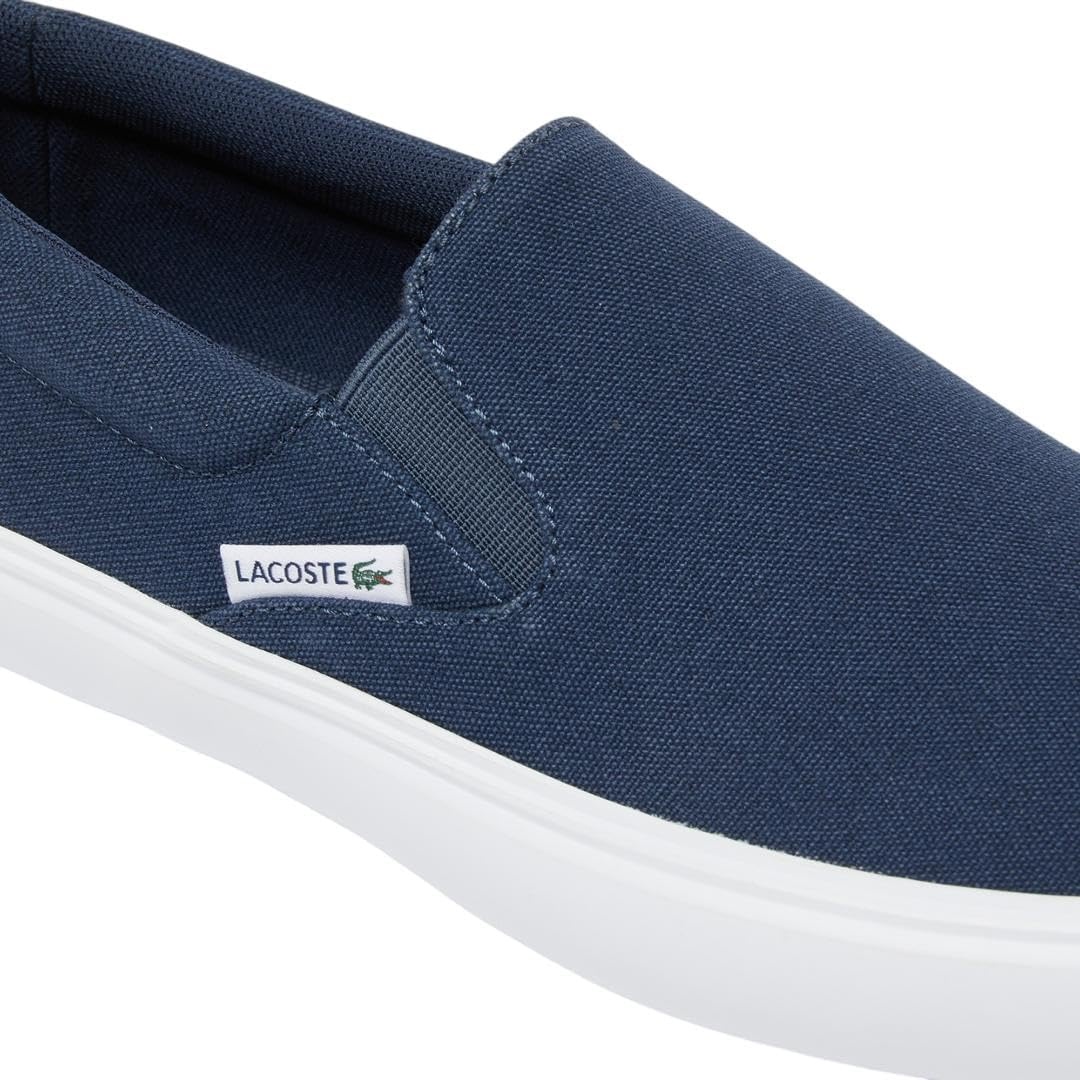 image:imageLacoste Mens Slipon Base SneakersNavy White