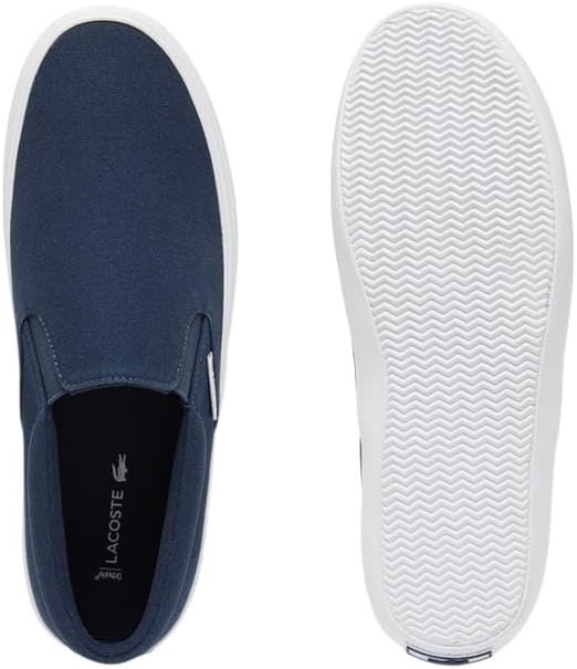image:imageLacoste Mens Slipon Base SneakersNavy White
