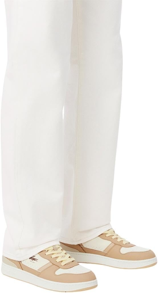 image:imageLacoste Mens TClip Set SneakersLight Brown Off White