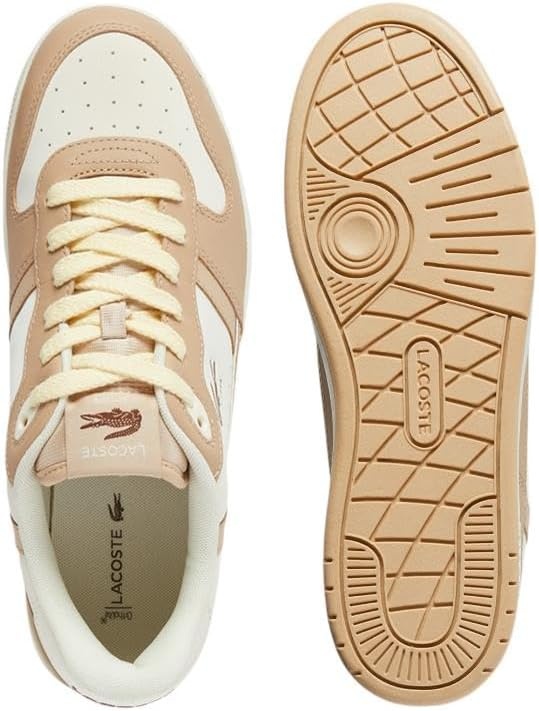 image:imageLacoste Mens TClip Set SneakersLight Brown Off White