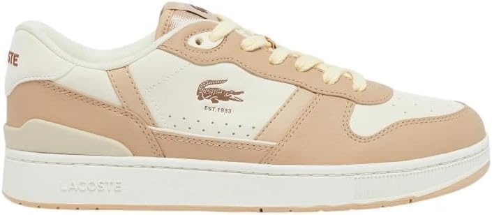 image:imageLacoste Mens TClip Set SneakersLight Brown Off White