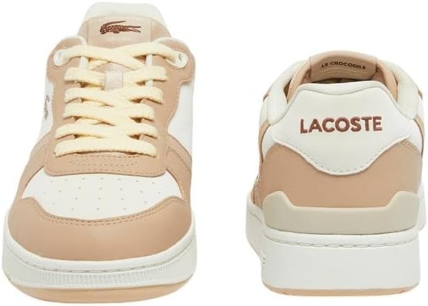 image:imageLacoste Mens TClip Set SneakersLight Brown Off White