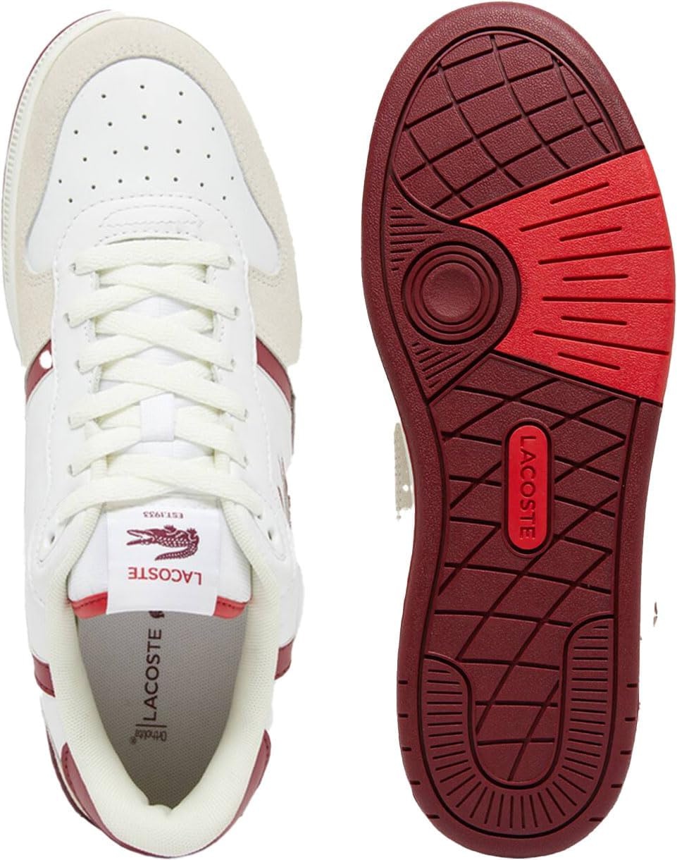 image:imageLacoste Mens TClip Set SneakersWhiteBurgundyundy