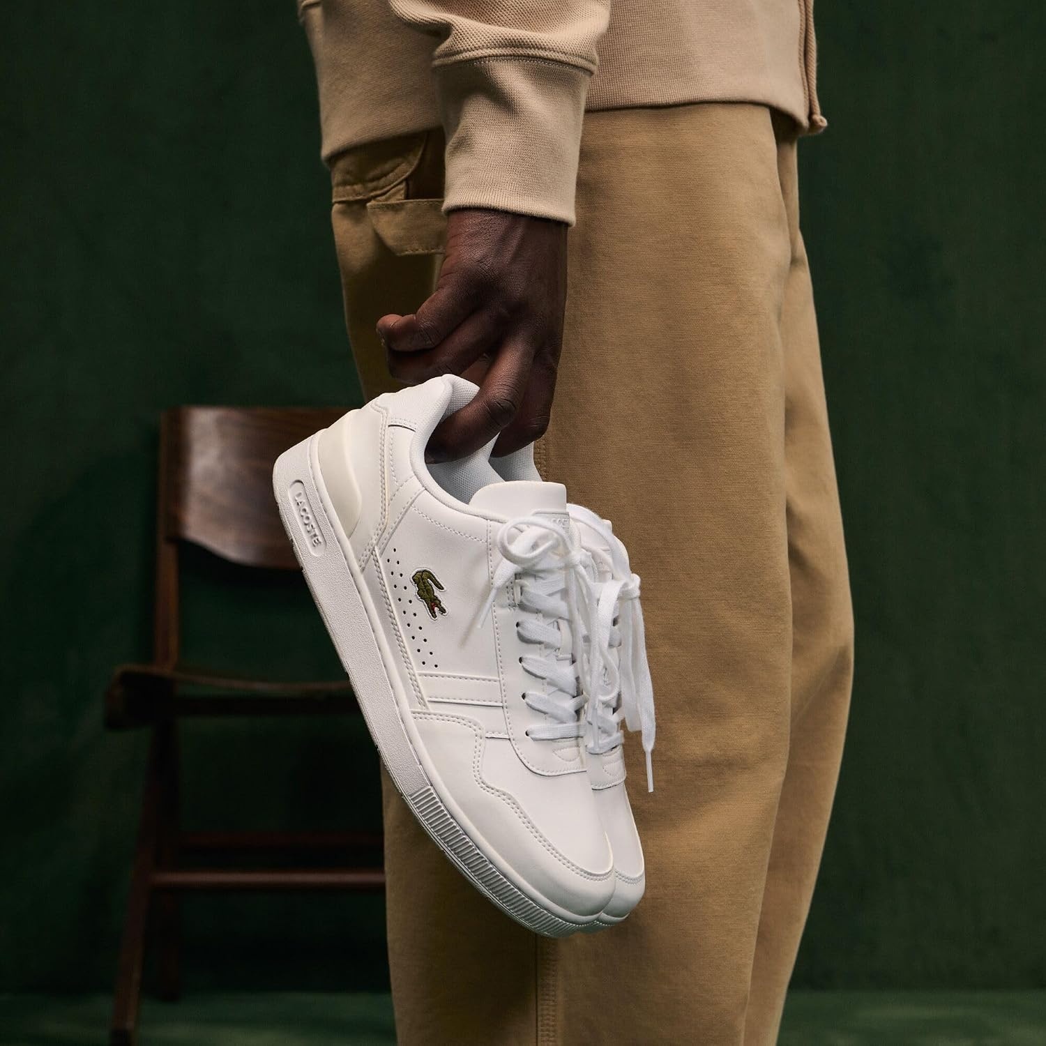 image:imageLacoste Mens TClip Set SneakersWhtWht