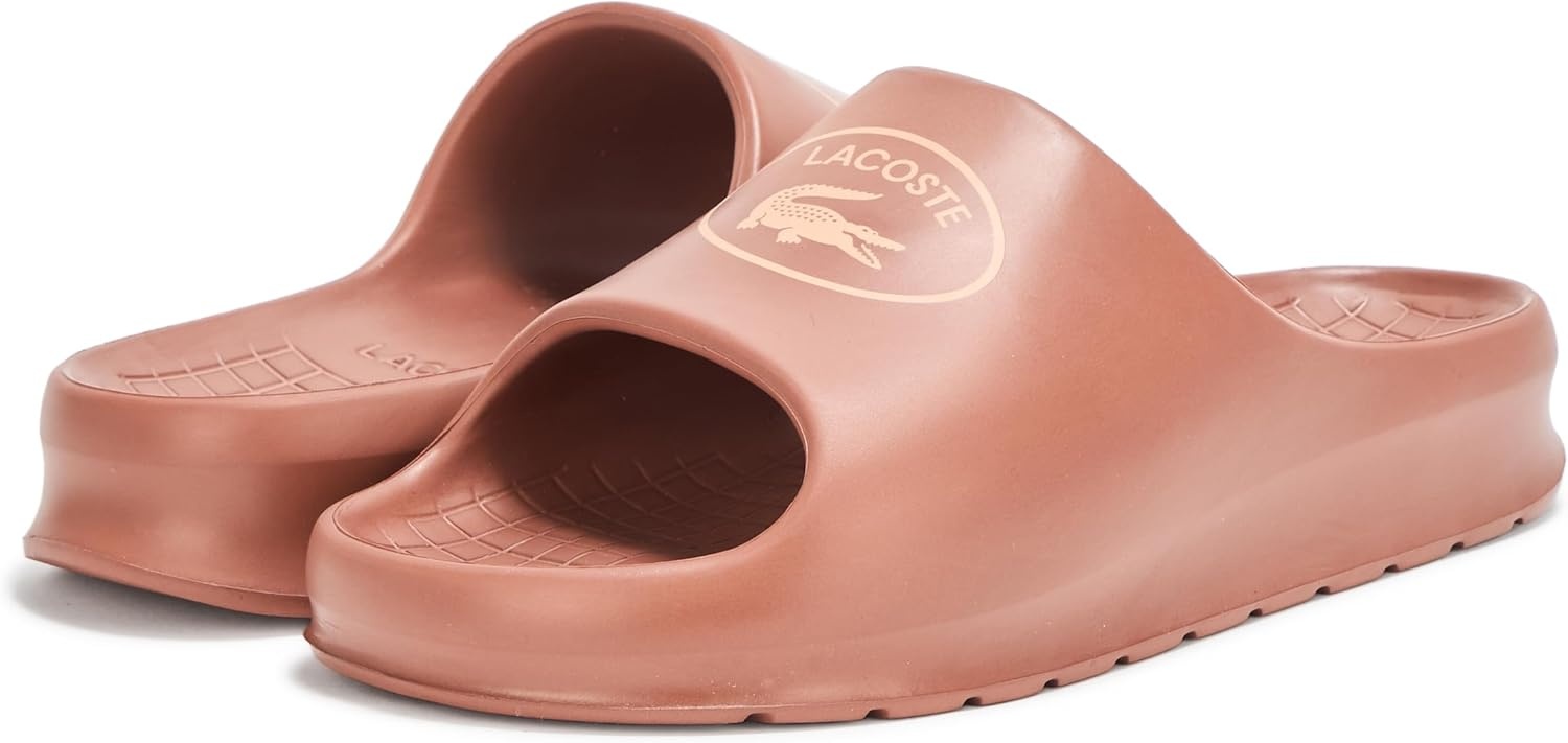 image:imageLacoste Serve Slide 20Brown Pink Croc