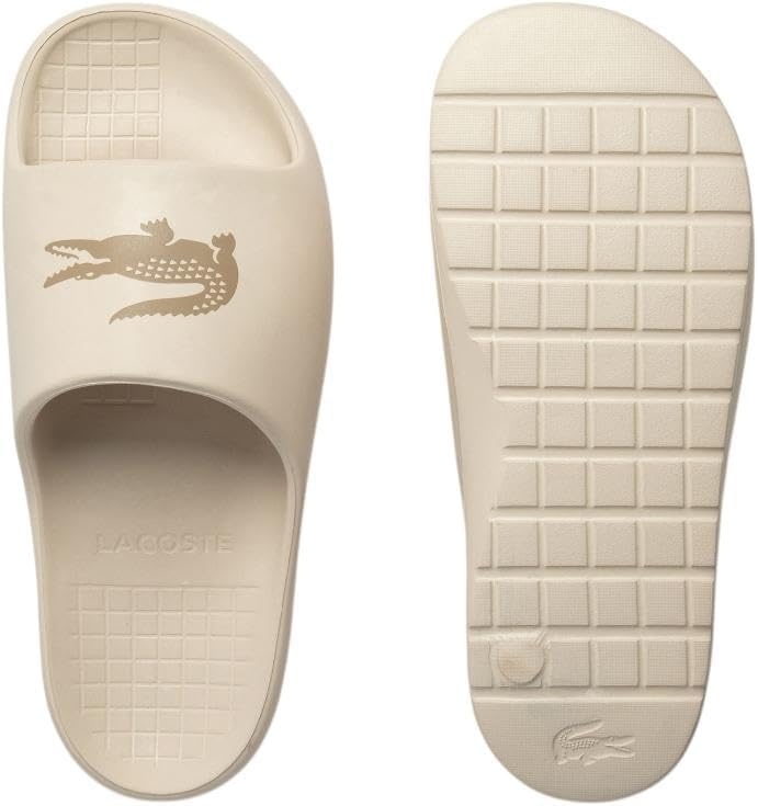 image:imageLacoste Serve Slide 20Off White Tan Croc