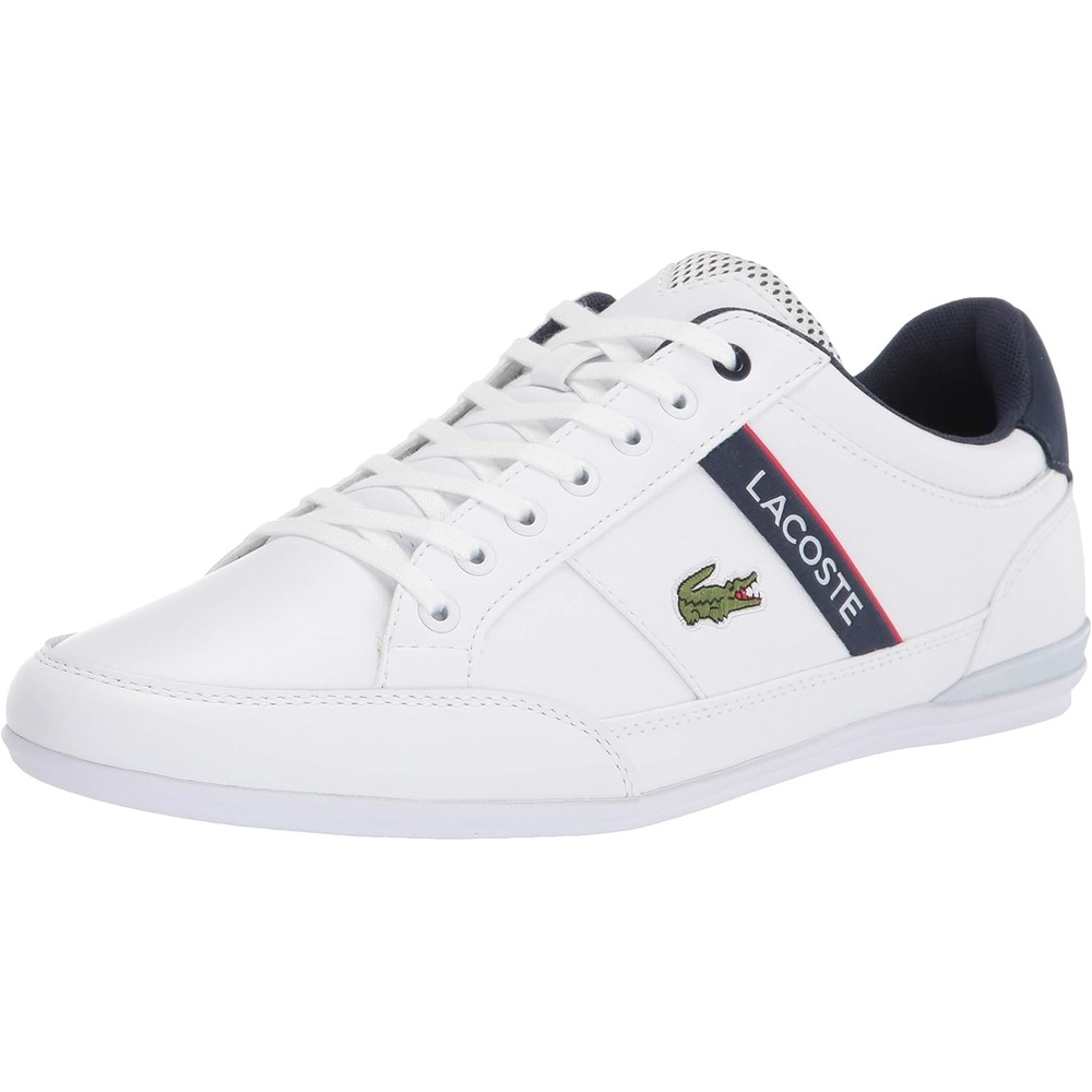image:imageLacoste Mens Chaymon SneakersWhiteNavyRed