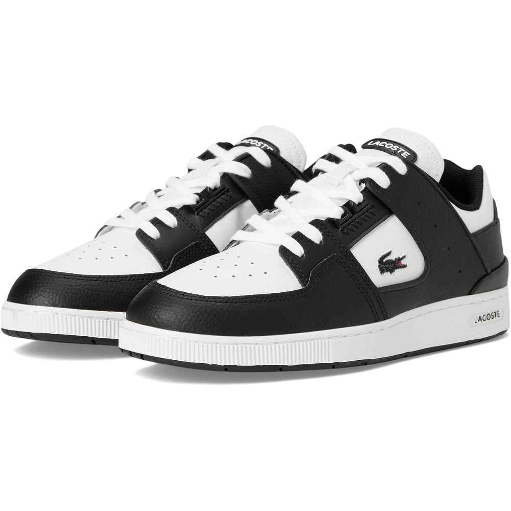 image:imageLacoste Mens Court Cage SneakersBlackWhite