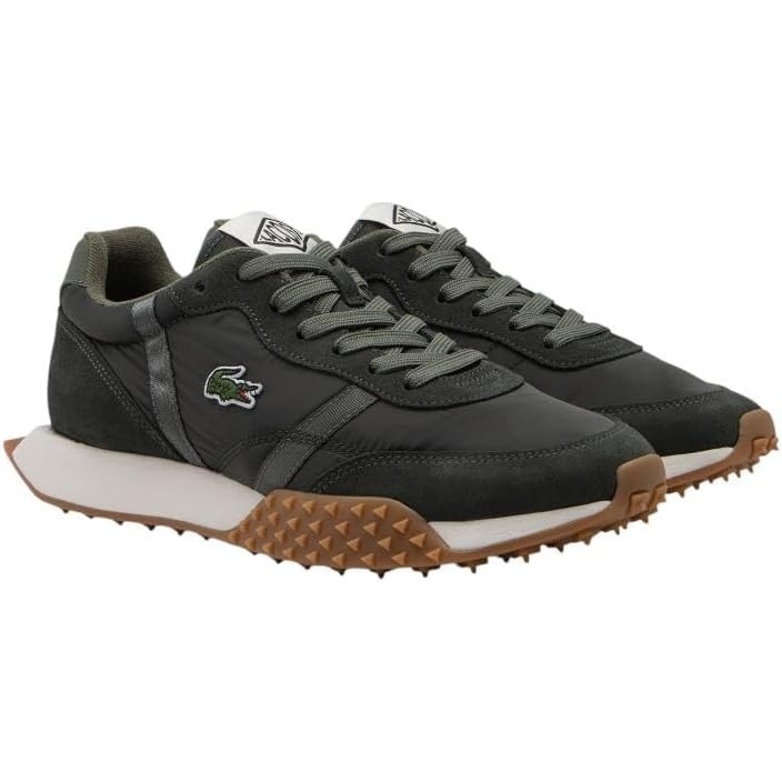 image:imageLacoste Mens LSpin Evo SneakerKhaki  Gum